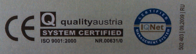 Сертификат качества Polyfelt TS